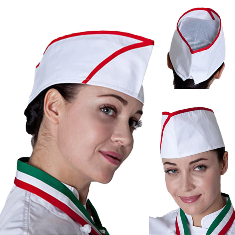 Snapback Hat Flat - Catering-Kochmütze, Restaurant-Küchenkappe für Japanische und Koreanische