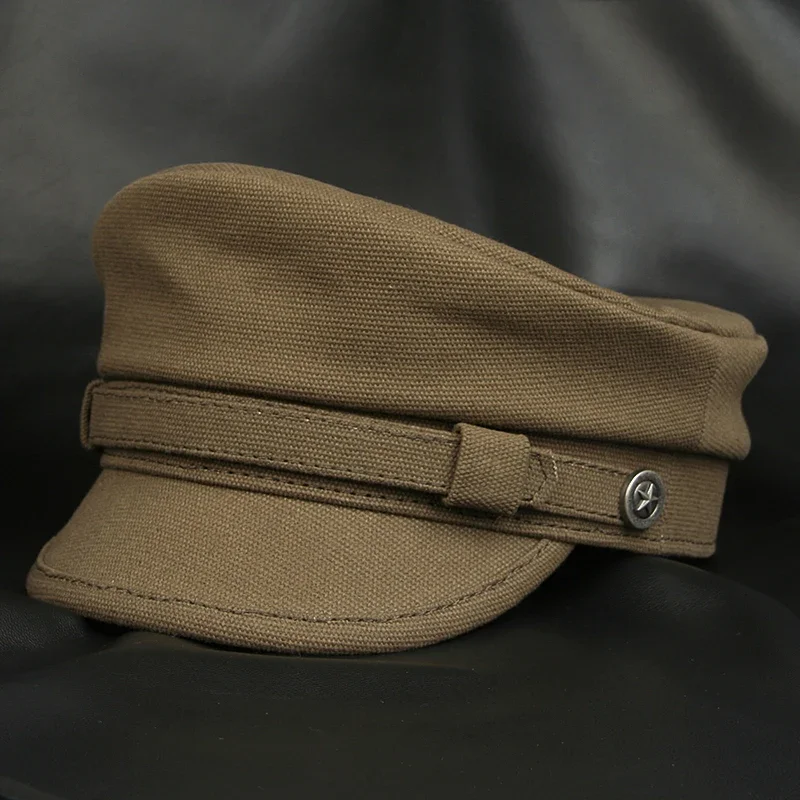 Snapback Hat Flat - Frauen Marine Seemann Kappe Mode Militär