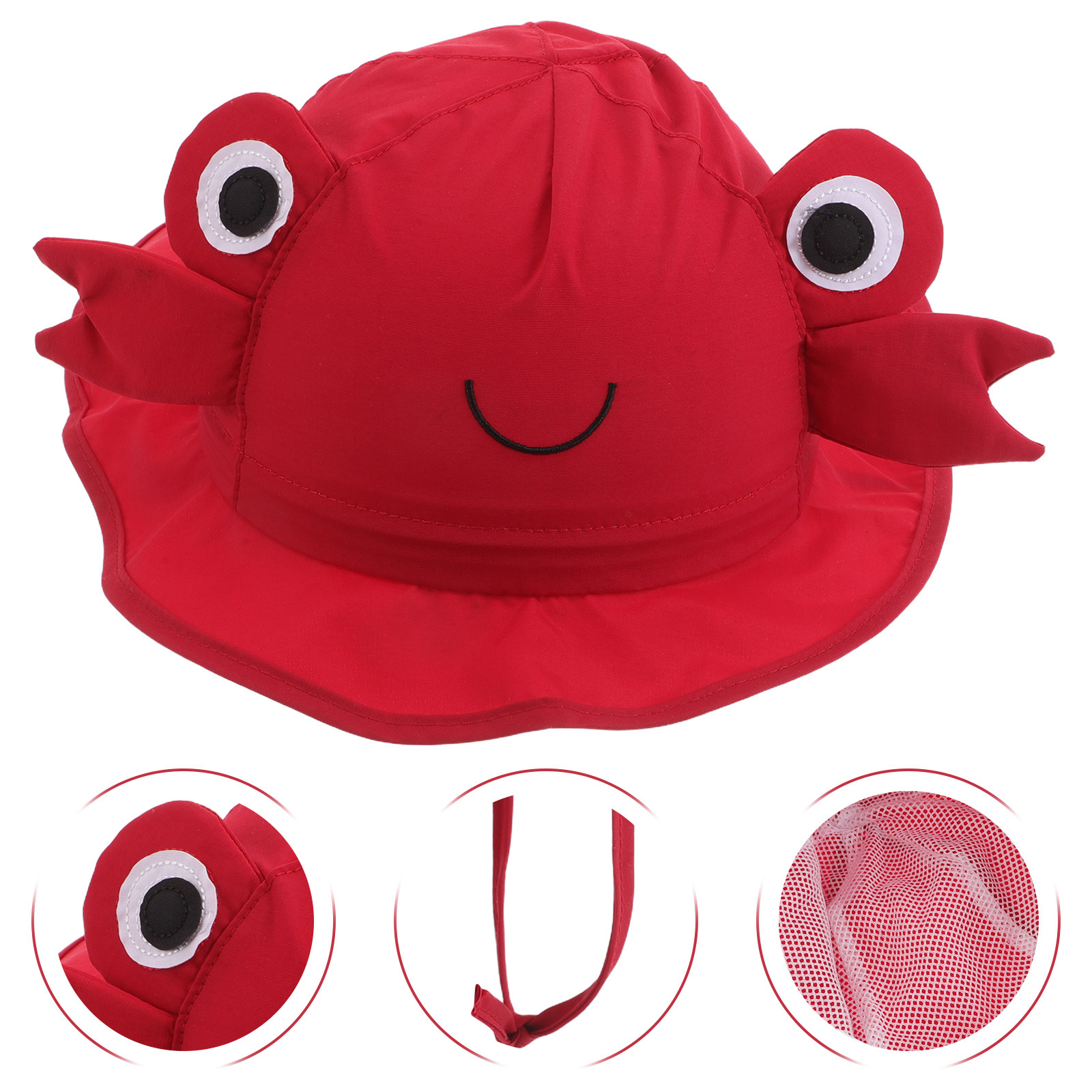 Sun Hat Wide Brim - Kinder-Sonnenhut mit breiter Krempe und Nackenschutz,