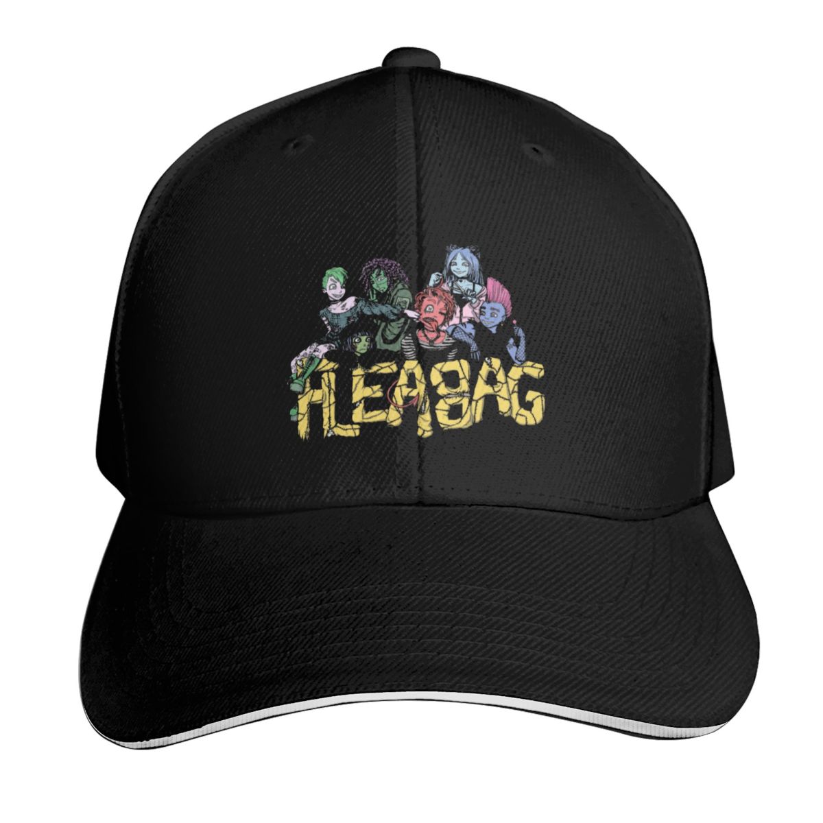 Baseball Cap Structured - Yungblud Fleabag Baseballkappe, sechsteilige Konstruktion, strukturierte