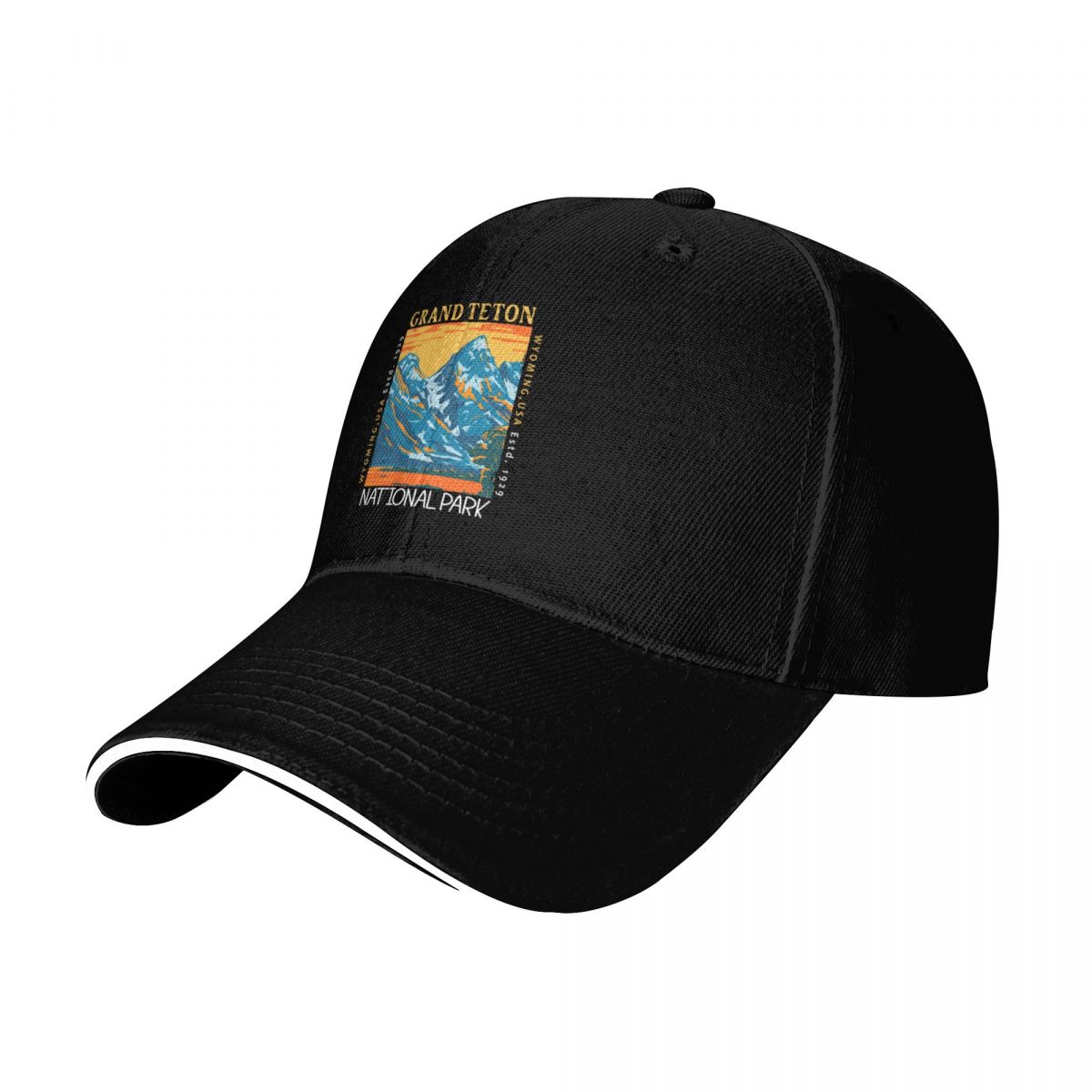Grand Teton Nationalpark Wyomi – Baseball Cap Structured Bewertung und Preis