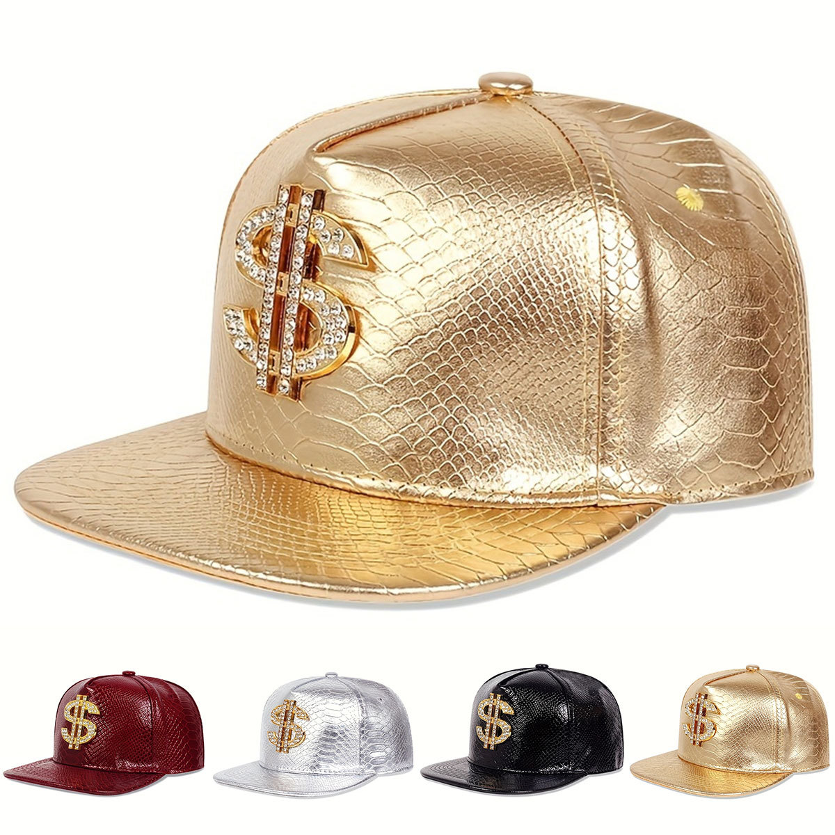 Leder-Baseballkappe mit metall – Baseball Cap Structured Bewertung und Preis