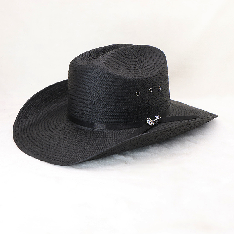 Steifer Papyrus-Ritterhut mit  – Cowboy Hat Straw Bewertung und Preis