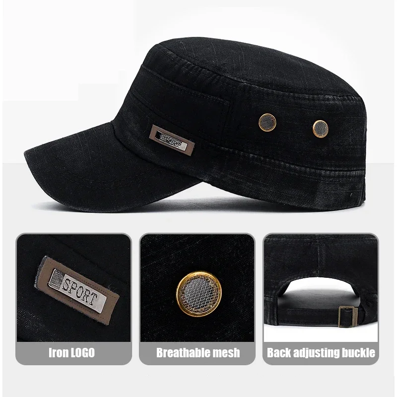 Militär Kadett Flache Kappe Mo – Snapback Hat Flat Bewertung und Preis